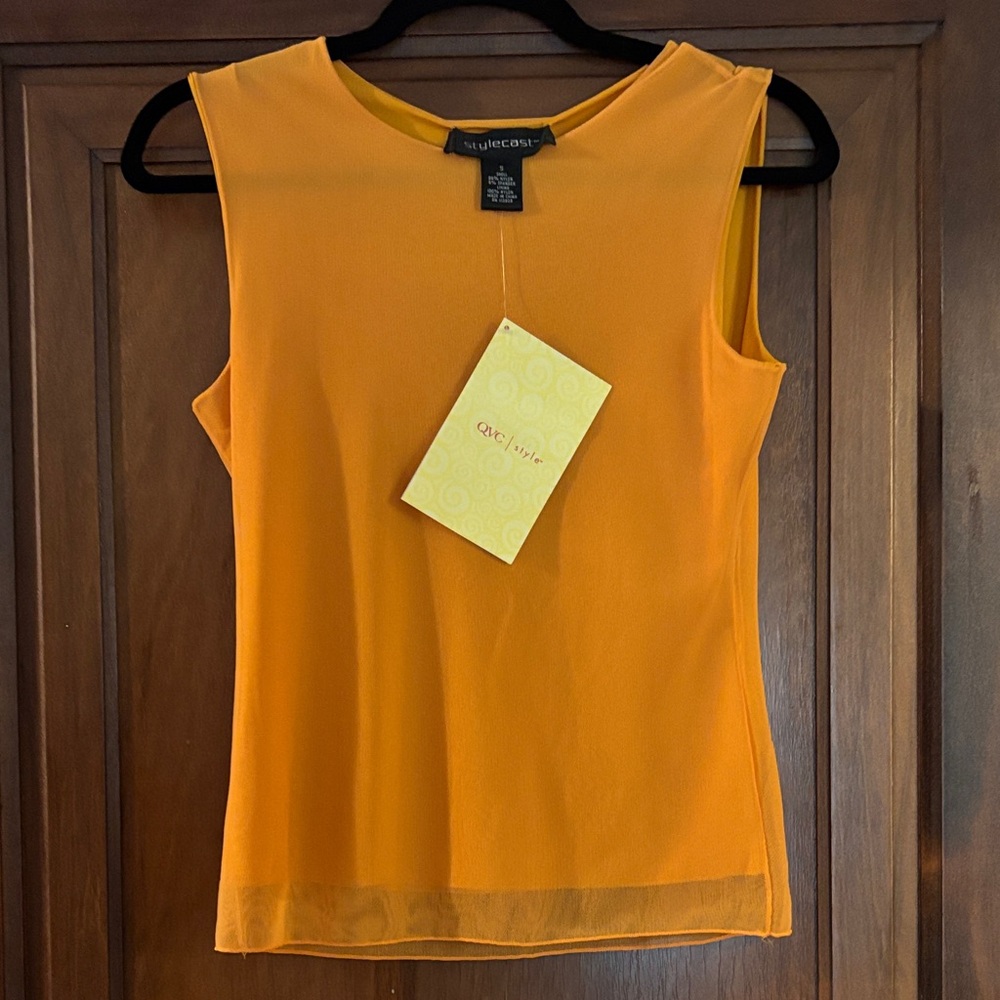 Stylecast Vibrant Orange Tank Top
